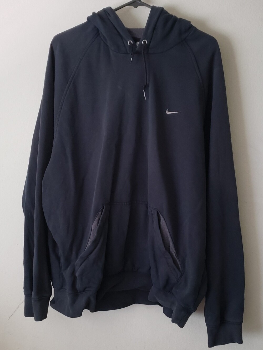 Nike Black Pullover Hoodie with Small Swoosh